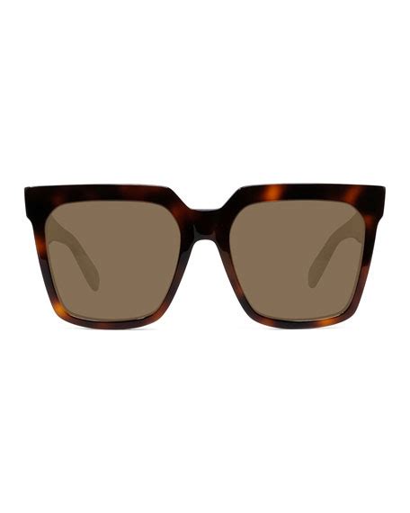 celine square acetate sunglasses w/ side studs|WOMEN'S LUXURY ACETATE SQUARE SUNGLASSES .